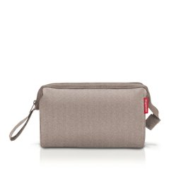 Dámská taštička na kosmetiku Reisenthel Travelcosmetic Herringbone Mokka WC6054