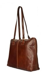 Giglio leather dámská pracovní taška 309 hnědá