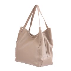 Kožená kabelka 5770 taupe - světle hnědá
