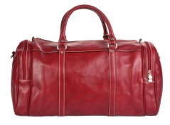 Giglio leather kožená cestovní taška 0429 červená