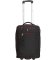Malý cestovní kufr 62072-001 černá + červené dopňky