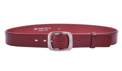 Dámský kožený pásek Penny Belts 9995 bordó