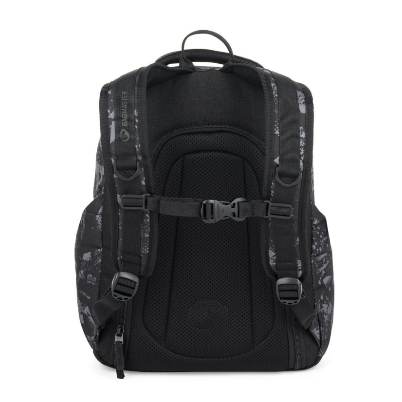 Bagmaster školní set NOMAD 25 B – černo-šedý (batoh + penál)