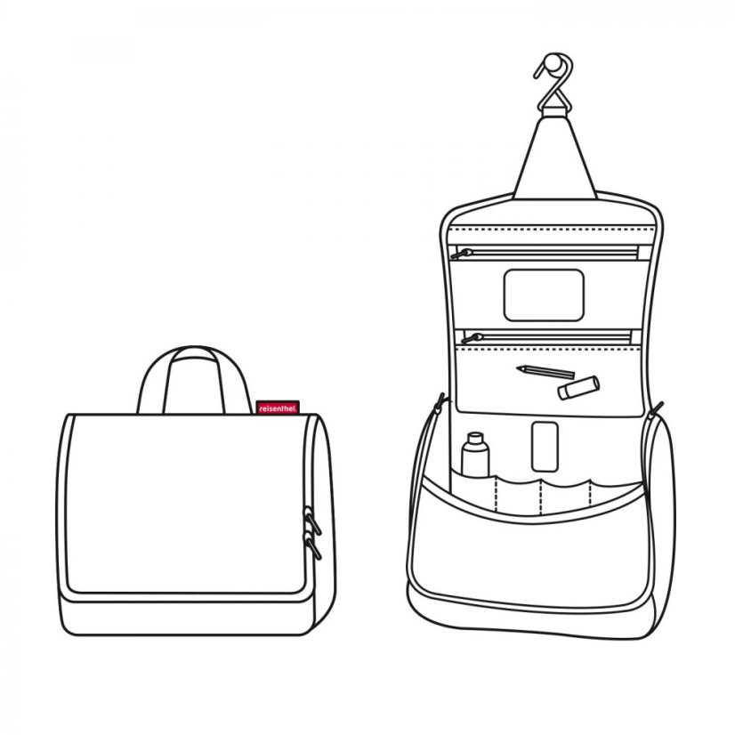 Kosmetická taška Reisenthel toiletbag twist silver WH7052
