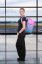 BESTWAY Batoh do letadla 40 x 25 x 20 cm  cabin pro Small 40290-2522 modro/růžový