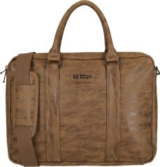 Aktovka Enrico Benetti Rotterdam laptop bag 15 inch 66691-010 světle hnědá