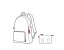 Reisenthel Mini Maxi rucksack mixed dots AP7051 Skládací batoh