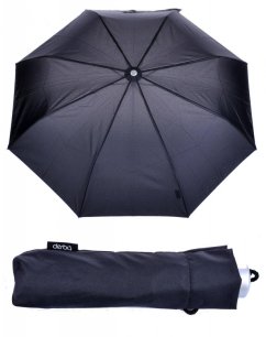 Skládací odlehčený černý deštník Mini Light uni 722166CZ