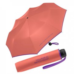 Dámský skládací deštník Benetton Super Mini georgia peach 56303