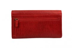 Lagen Dámská dlouhá peněženka kožená V-40/T RED