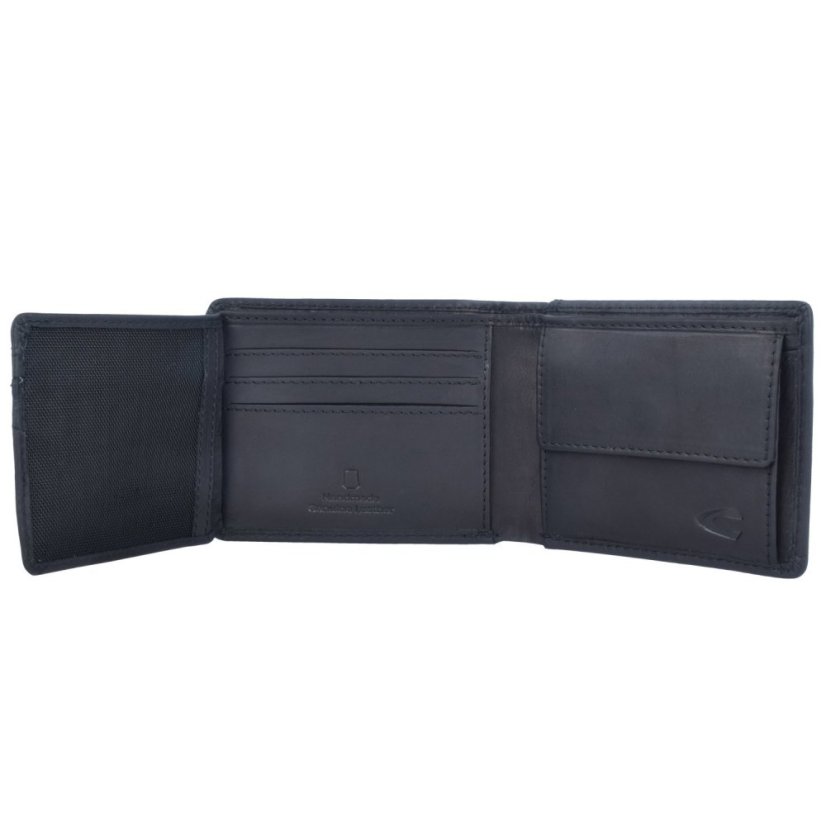 Camel Active Malá pánská kožená peněženka černá 280-701-60 RFID SAFE