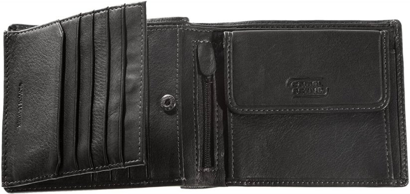 Camel Active kožená peněženka RFID safe B34-706-60 černá