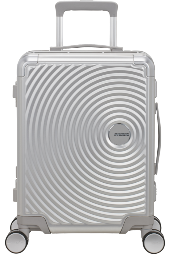 American Tourister Soundbox Alu Spinner 55 cm Silver 155707-1776