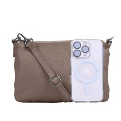 Malá béžová kabelka přes rameno SARA BAGS 5474 hnědá - taupe