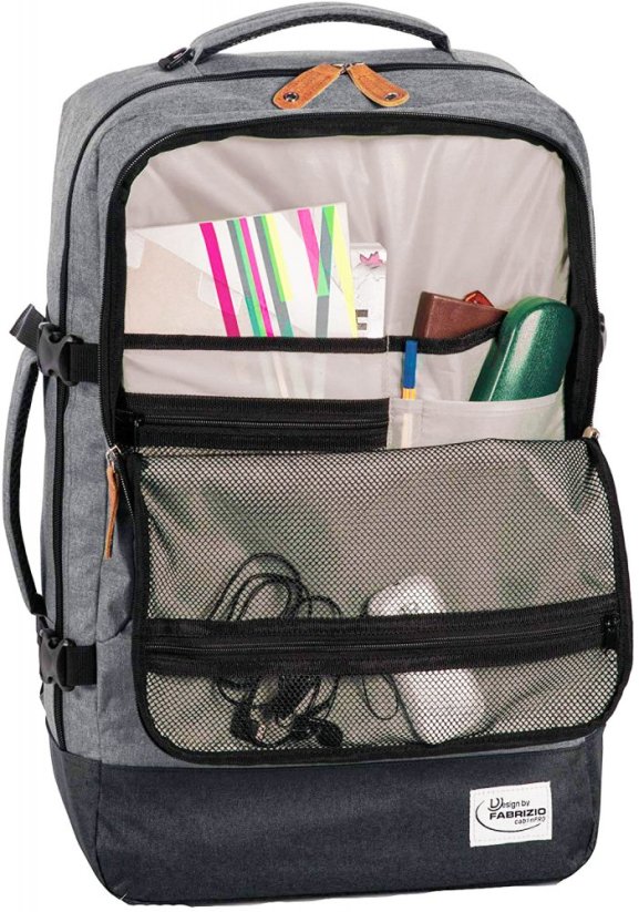 BestWay cestovní batoh CABIN PRO RETRO 40223-1700 světle šedý 40 L