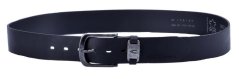 Camel Active kožený pánský pásek 106-115-60 černý velikost 110/115 cm