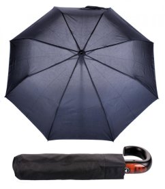 Pánský skládací vystřelovací deštník Fiber Mini Big AC uni 72066B černý