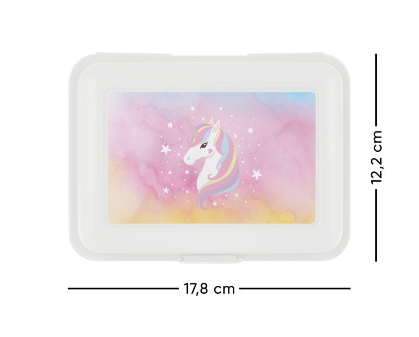 Box na svačinu Rainbow Unicorn A-33034 jednorožec a duha