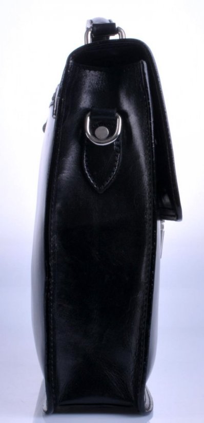 Kožená aktovka 904 černá