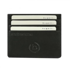 Kožené pouzdro na katry s RFID Bugatti Comet 49220701 černé