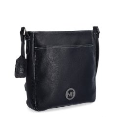 Kožená crossbody kabelka Noelia Bolger NB3004 černá