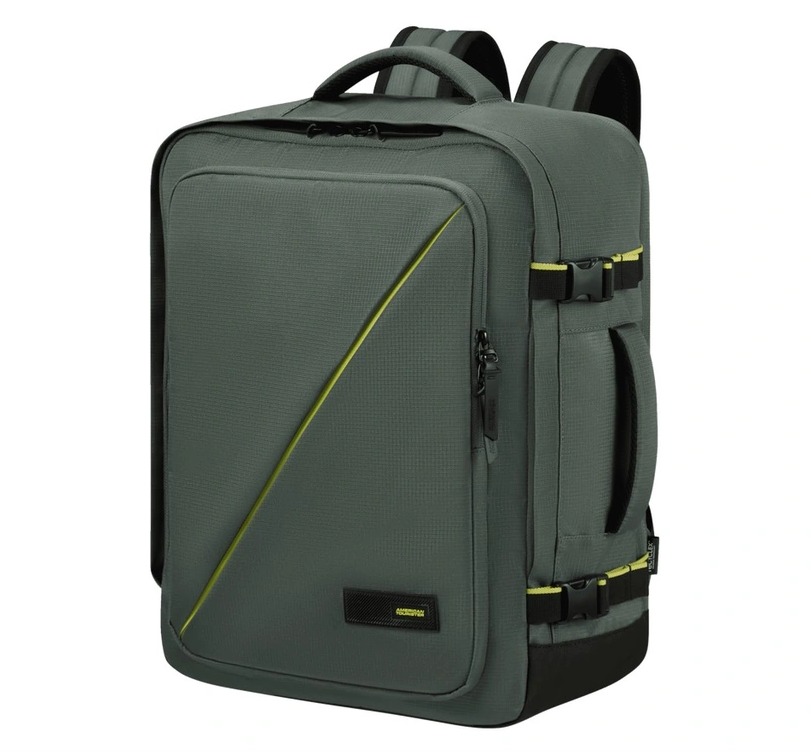 American Tourister TAKE2CABIN M 45 cm Dark Forest 38 l – kabinový batoh zelený 149175-1257