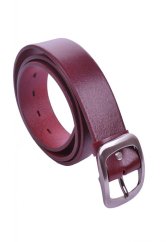 Dámský kožený pásek Penny Belts 9995 bordó