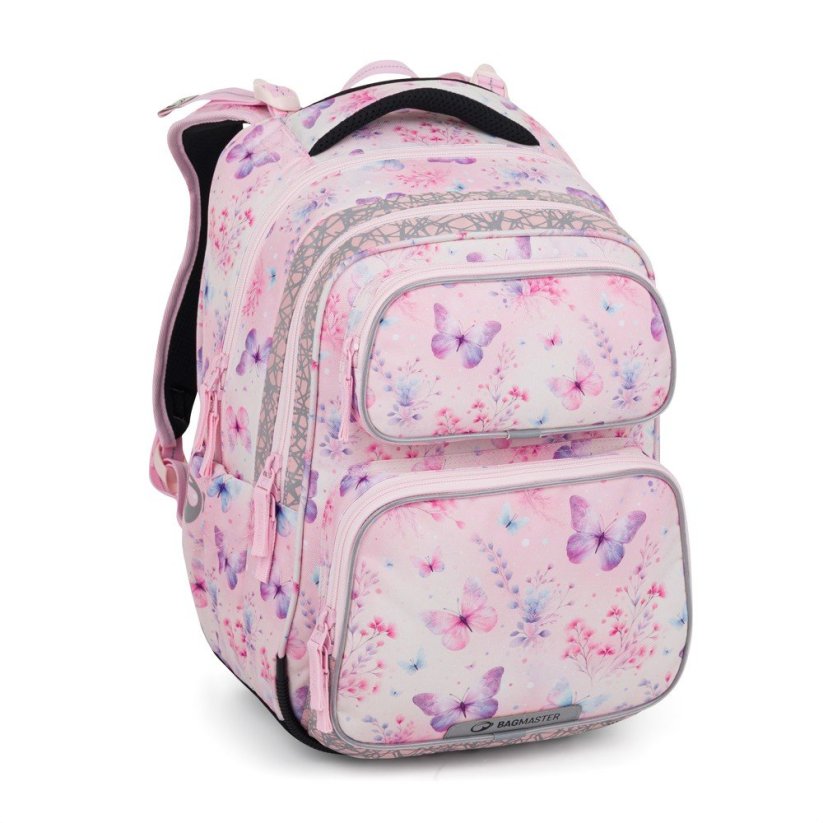Bagmaster Dopi 25 A školní batoh – motýlci