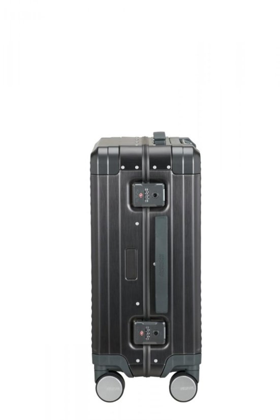 American Tourister Soundbox Alu Spinner 55 cm tmavě šedý Brushed Anthracite 155707-2849