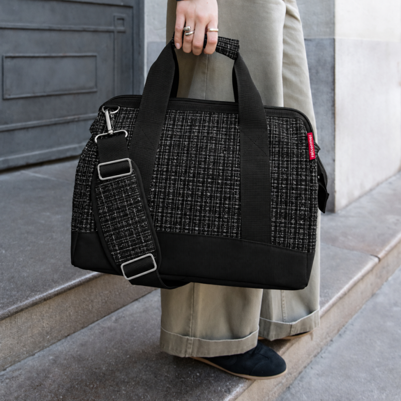 Cestovní taška Reisenthel Allrounder M bouclé black 18L  MS7094