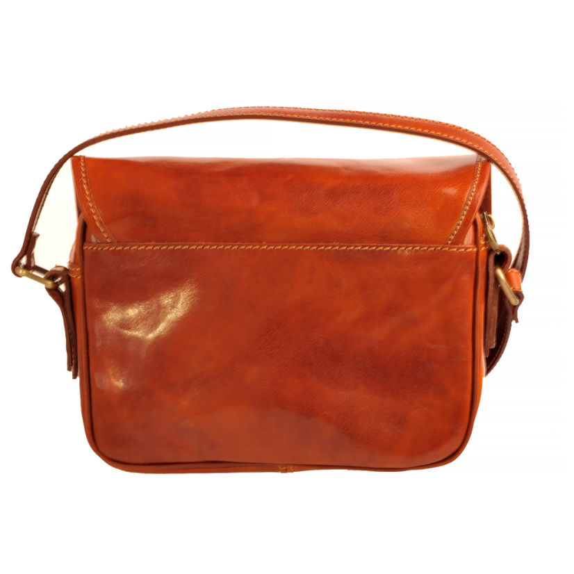 Giglio leather Dámská kožená kabelka 0588 světle hnědá