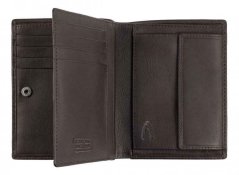 Pánská kožená peněženka RFID SAFE 249-705-29 tmavě hnědá