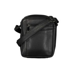 New bags leather - Pánská kožená taštička přes rameno černá LB-254
