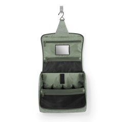 Reisenthel Toiletbag XL Twist Sage WO5048 – velká cestovní kosmetická taška se závěsným háčkem