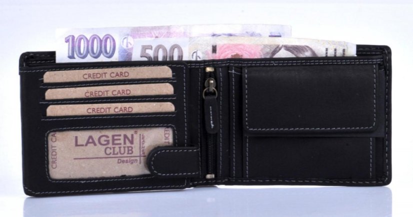 Pánská peněženka Lagen 511451 černá