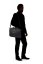 American Tourister AT WORK LAPTOP BAG 13.3"-14.1" Black/Orange