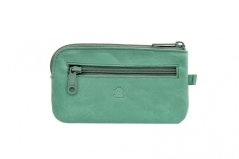 Velká kožená klíčenka 1039-B tyrkysová