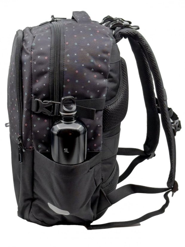 Bestway Cestovní batoh 40330-0198 černý/print 30 L,  49 × 35 × 15 cm