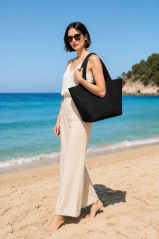 Reisenthel Shopper M black ZS7003 - černá prostorná taška