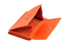 Dámská malá kožená peněženka 511-4392A oranžová