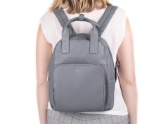 Dámský kožený batůžek SEGALI SG-9026 šedý