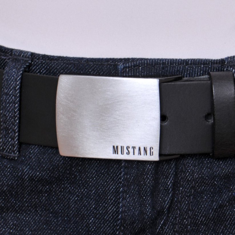Kožený pásek Mustang MG2102L15-0791 černý