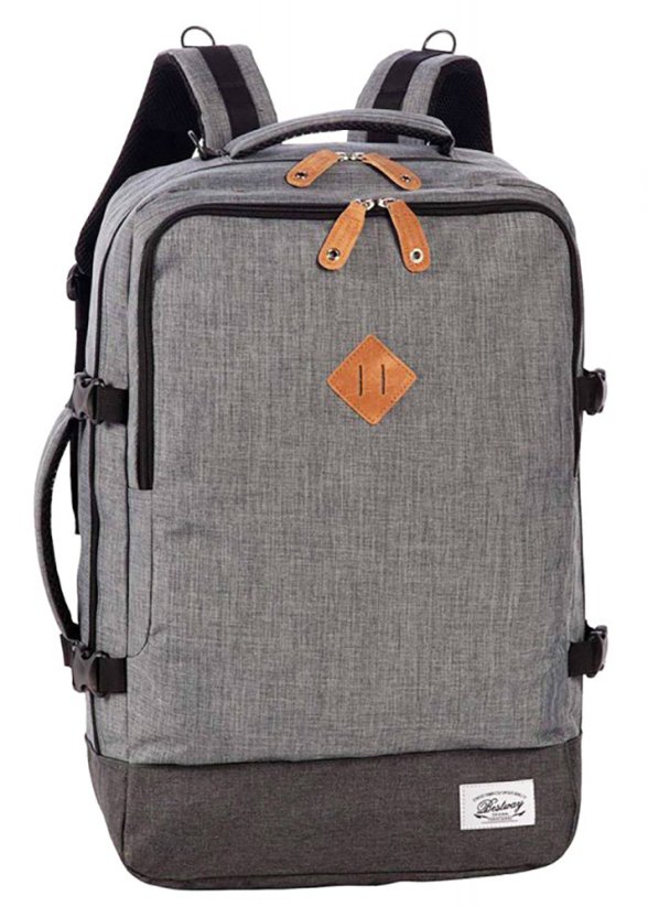 BestWay cestovní batoh CABIN PRO RETRO 40223-1700 světle šedý 40 L
