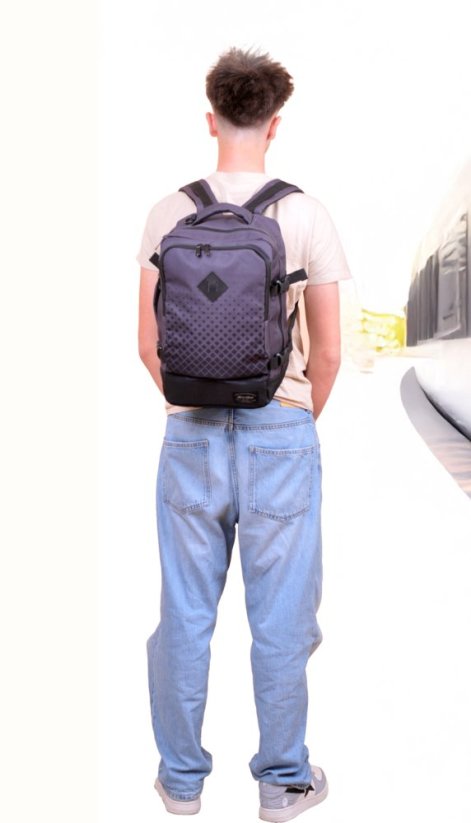 Bestway kabinové zavazadlo, batoh do letadla cabin pro Small 40290-1701 tmavě šedý/černý