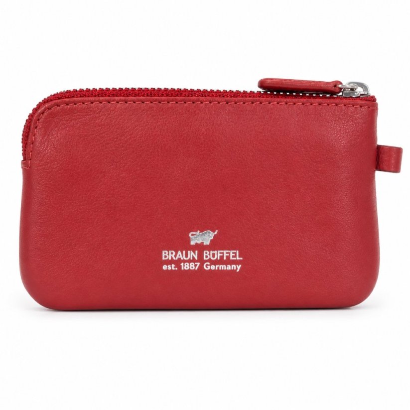 Kožená klíčenka Brown Büffel Golf M slim červená 90000-510-080