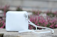 Giglio leather malá dámská kožená kabelka 133 bílá