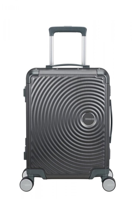American Tourister Soundbox Alu Spinner 55 cm tmavě šedý Brushed Anthracite 155707-2849