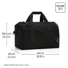 Cestovní taška Reisenthel Allrounder L twist navy 30L, MT4129