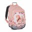 Bagmaster, Dívčí velký školní set pro prvňáčky Alfa 26 A Veverka (batoh + penál + sáček na tělocvik + lahev + box)