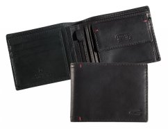 Camel Active Salamanca Horizontal Wallet Kožená větší černá peněženka 181-703-60 černá